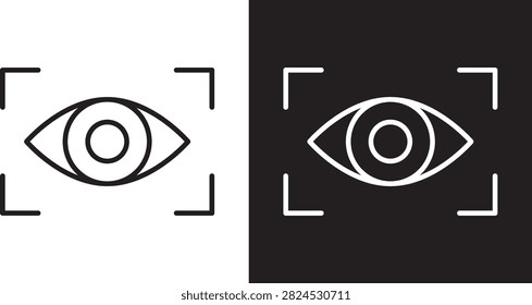 Trackability icon design in filled and outlined style..