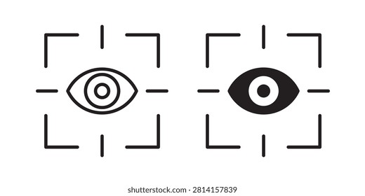Trackability icon editable symbol EPS10..