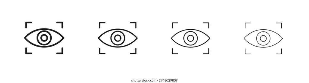 Trackability icon. Simple graphic element set