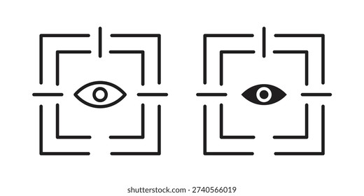 Trackability icon. Vector linear icon collection. Vector EPS10