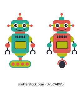 tracked robot and robot on wheel