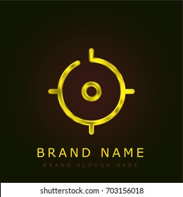 Tracker golden metallic logo