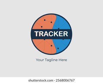 tracker logo for mobile app tracker logo design