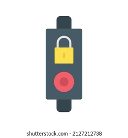 Tracker Remote icon vector image. Can also be used for Vehicles. Suitable for mobile apps, web apps and print media.