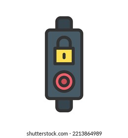 Tracker Remote icon vector image. Can also be used for Vehicles. Suitable for mobile apps, web apps and print media.