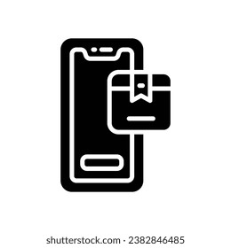 tracking app glyph icon. vector icon for your website, mobile, presentation, and logo design.