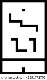 tracking app icon. Thin linear style design isolated on white background