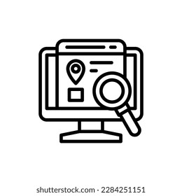 Tracking Brand icon in vector. Illustration