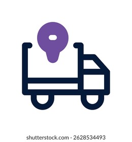ícone de acompanhamento duotônico. Ícone vetorial moderno e elegante para sites, aplicativos móveis, materiais de marketing e design corporativo. Totalmente dimensionável e pronto para uso.