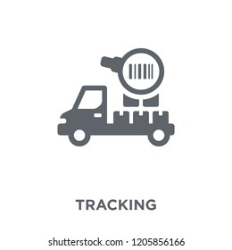 Tracking icon. Tracking design concept from Delivery and logistic collection. Simple element vector illustration on white background.