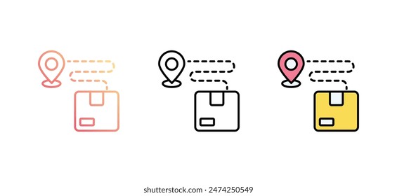 Diseño de icono de seguimiento con fondo blanco ilustración de stock