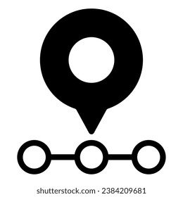 Tracking icon illustration, for uiux, infographic, etc