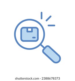 Icono de seguimiento aislar ilustración de material vectorial de fondo blanco