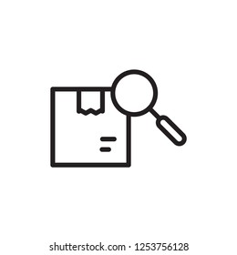 tracking icon vector design line style