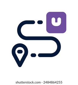 tracking icon. vector glyphicon for your website, mobile, presentation, and logo design.