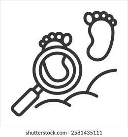 Tracking Icon Vector Illustration Outline