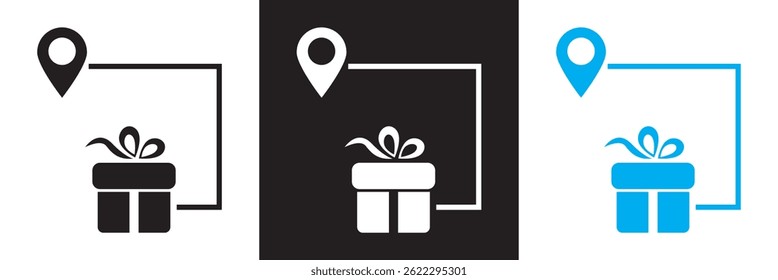 Ícone de rastreamento.  Vetor para sites, interfaces móveis, apresentações, banner, marca visual etc. Ilustração vetorial. isolada no plano de fundo branco e preto. EPS 10