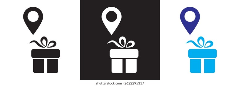 Tracking  icon.  Vector for websites, mobile interfaces, presentations, banner, visual branding etc. Vector illustration. isolated on white and black background. EPS 10
