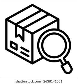 Tracking Number Icon Element For Design