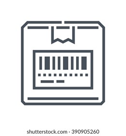 Tracking number icon suitable for info graphics, websites and print media and  interfaces. Line vector icon.