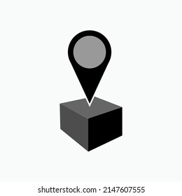 Tracking Package Icon. Delivery, Update Shipping Position, Shipment Disposition Symbol - Vector.