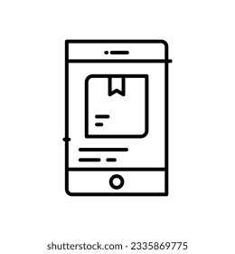 Tracking Parcel Icons, vector stock illustration.
