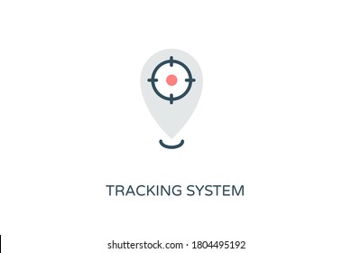
Tracking System icon in vector. Logotype