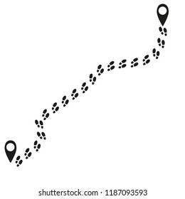 	
Tracking track footprints human shoes shoe sole funny feet footsteps paws people silhouette follow vector eps route steps sign foot Walks Walking wallpaper banner poster footmark fun funny navigatio