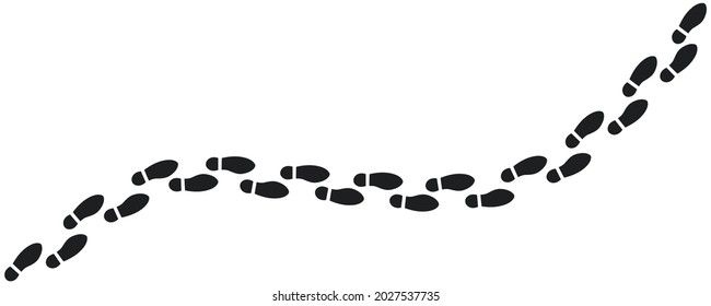 Tracking track footprints human shoes shoe sole funny feet footsteps paws people silhouette follow vector eps route steps sign foot Walks Walking wallpaper banner poster footmark fun funny navigation