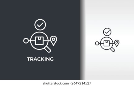 Tracking Vector, Icon Or Logo Sign Isolated Symbol Illustration