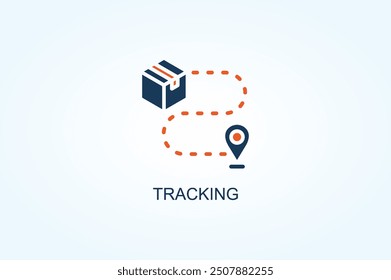 Tracking Vector Or Logo Sign Symbol Illustration