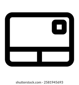 Trackpad Icon for IT Computer Tech