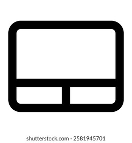 Trackpad Icon for IT Computer Tech