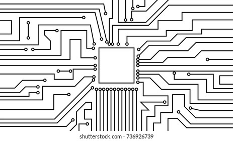 tracks of the printed circuit board