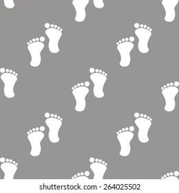 Tracks white and black seamless pattern for web design. Vector symbol