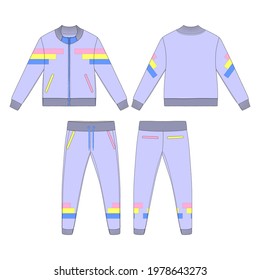 Tracksuit, Modern and Minimalist Style Design, Color full, New Style Commercial Use