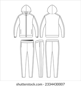 Plantilla de boceto plano superior e inferior