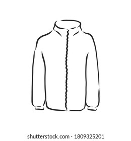 tracksuit vector sport fashion garment man, tracksuit, vector sketch illustration