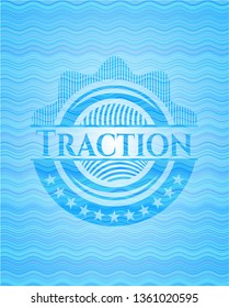 Traction water representation badge.