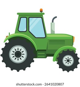 tractor agriculture isolated vector illustration on white background