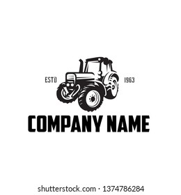 Tractor, agriculture logo