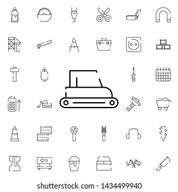 tractor, car icon. Universal set of construction for website design and development, app development
