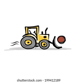 Tractor, construction equipment for your design