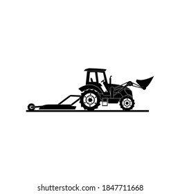 tractor design and logo icon