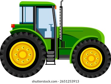 tractor equipment machine without background