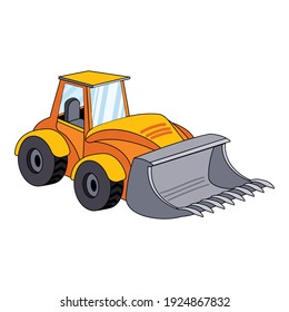 jcb dumper tractor cartoon