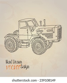 Tractor. Farm Equipment