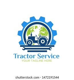 tractor farm icon logo designs