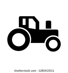 tractor - farm icon vector