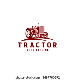 Tractor Farm Logo Template Stock Vector Stock Vector (Royalty Free ...